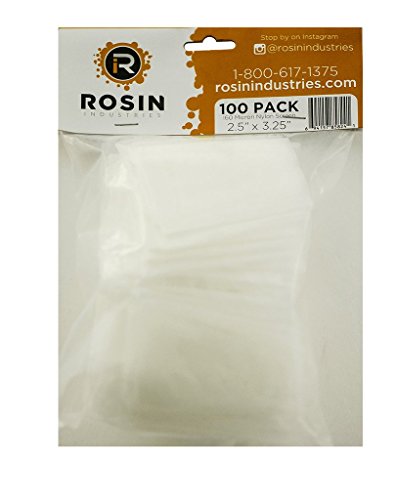 Rosin Industries 160 Micron Nylon Screen Press Bag (100 Pack)