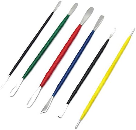 EruptionUS 6pcs Stainless Steel Art Pottery Sculpting, Ceramic Polymer, Clay Carving Modelling, Clay Knife, DIY Tools