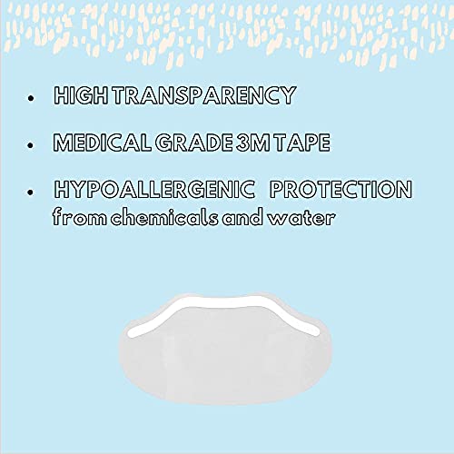 100 PCS Shower Shield I Plastic Eye Shield Shower Visor for Adults