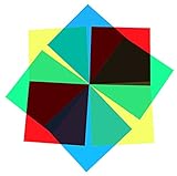(Set of 8) Transparent Color Correction Light Gel Filter / Plastic Lighting Film sheet 12 x 12 inch, 4 Colors