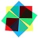 (Set of 8) Transparent Color Correction Light Gel Filter/Plastic Lighting Film Sheet 12 x 12 inch, 4 Colors