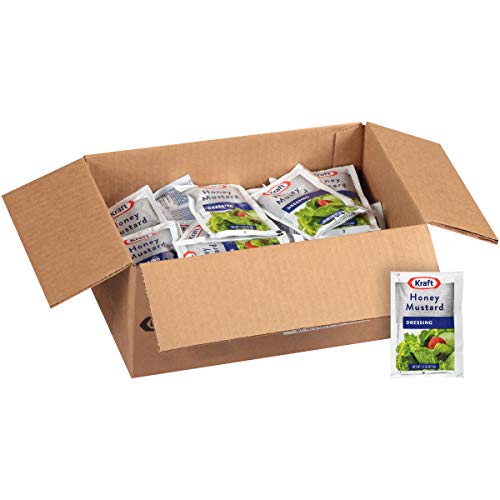 Kraft Honey Mustard Salad Dressing Single Serve Packet (1.5 oz Packets