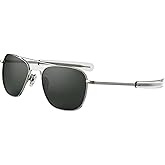 Randolph USA | Gunmetal Classic Aviator Sunglasses for Men or Women 100% UV