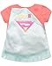 Toddler Supergirl T-Shirt with Cape Girl Power - Coral, 4T
