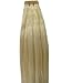 Blonde Real Hair Extensions Natural Straight 16 Inch Tape in Hair Extensions Human Hair #60 Platinum Blonde Tape Extensions with Adhesive Tapes 30grams 20pcs