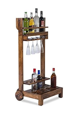 Shagun Bar Trolley (Brown)