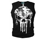 honhuiqixin THE Punisher Thomas Jane Black sleeveless T Shirt