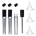 Empty Mascara Tubes,3 Packs 8ml Reusable Empty Mascara Container Bottle Tube for Eyelash Growth Oil, Rubber Inserts, Funnels Set for Castor Oil,DIY Mascara Bottle