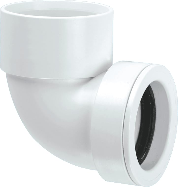 McAlpine Solvent Pushfit Continental 90 Degree Elbow 1.25'' x 32mm - Durable ABS Plumbing Fitting MS4-32SOLVENT