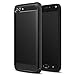 ASUS ZenFone 4 Max (ZC520KL) Case, MoKo Flexible TPU Bumper Slim Fit Case Carbon Fiber Design Lightweight Shockproof Back Cover for ASUS ZenFone 4 Max 5.2 Inch (ZC520KL), BLACK