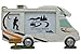Class C Motorhome Travel Camper RV Theme Photo Frame 2X3 and 5X3.5