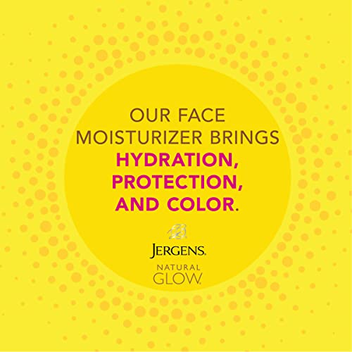 Jergens Natural Glow Self Tanner Face Moisturizer, SPF 20 Facial