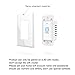Smart Switch, Homeyard Smart Light Switch In-Wall WiFi Remote Control Wireless Single Pole Switch No Hub Required, Compatible with Alexa and Google Assistant (2 pack)