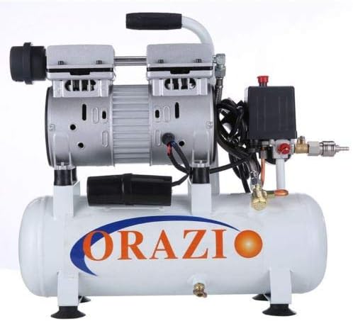 ORAZIO Air Compressor Oil Free 9 Litre