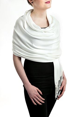 Opulent Luxury Fashion Pashmina Wrap Scarf For Women Soft Luxurious Premium Authentic Cashmere Shawl - 80 x 30 - Inch Long