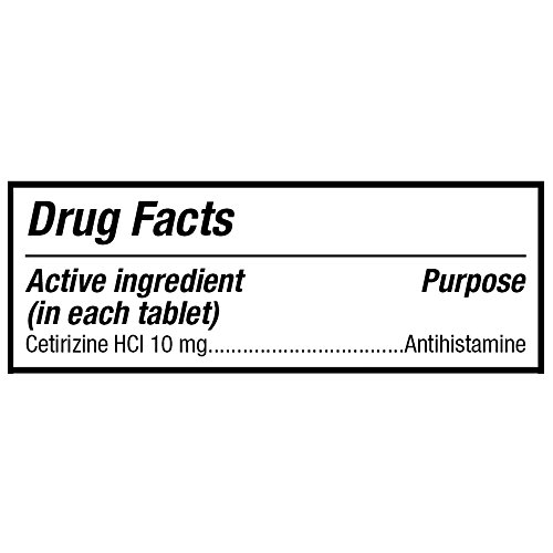 5 Basic+Care+Allergy+Cetirizine+Tablets