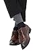 Cotton Dress Socks Fashion Designer Socks for Men Stripe Printed 6 Pair