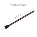 LED Female Connector for Light Strips 12-Pack JACKYLED 10mm Solderless RGB 4 Pin Extension Weld Wire Cable for SMD 5050/3528 RGB LED Strip Light