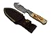 Bone Collector Fixed Blade Hunting Knife Bone Handle with Leather Sheath BC-804 Skinner