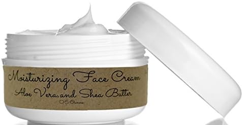 Moisturizing Face Cream With Aloe Vera and Shea Butter and Organic Ingredients 0.5oz