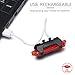 Bike Light Rear Bicycle Headlight - Night Rider USB Rechargeable LED Front Flashing Bike Flashlight Safty Waterproof With Free Tail Lights Cycling For Mountain Bike, Road Bike