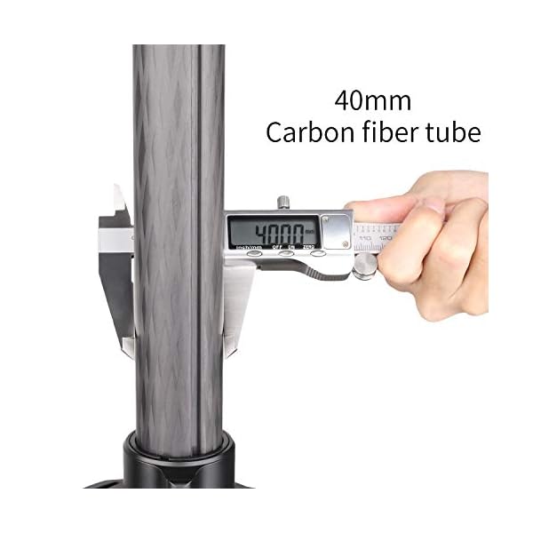 INNOREL ER40C Stativ-Mittelsäule, 10 Schichten, Kohlefaser, 40 mm Rohr, Mittelsäule, professionelle Verlängerungsstange, nur geeignet für robustes Stativ von RT90C für digitale DSLR-Kameras – Bild 6