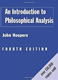 An Introduction to Philosophical Analysis, Hospers, John, 0415157935