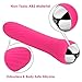 Travel Vibrator, Valentine Gift Mini Lipstick Shape 5 Speed Vibration G-spot Massager Sex Toy for Women Rechargeable SVAKOM Rebecca