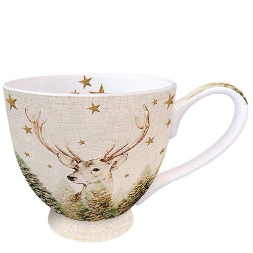 Ambiente Fine Bone China Christmas Mug 0.45 L Stag Ulvar
