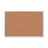 S.P. Richards Company Cork Board, 1/2-Inch Thick, 2 x 1-1/2 Inches, Aluminum Frame (SPR19763)