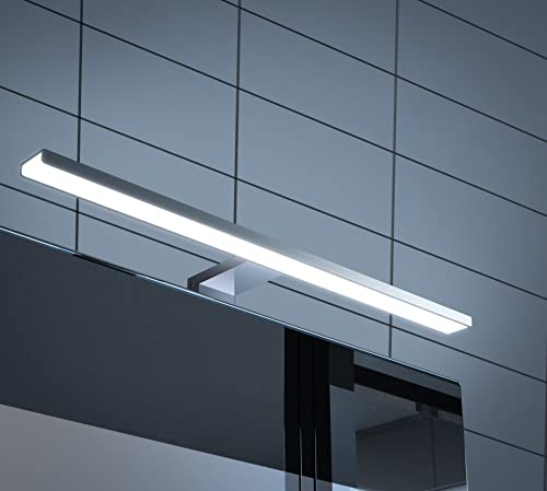 YIQAN 60cm mirror light 13W led 4000k with clamp, bathroom lamp IP44 lighting, netural