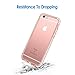 JETech Case for iPhone 6 and iPhone 6s, Non-Yellowing Shockproof Phone Bumper Cover, Anti-Scratch Clear Back (Rose Gold)
