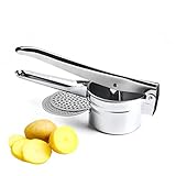 J&P Home Stainless Steel Potato Ricer Masher with  2 Interchangeable  Discs