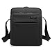 CoolBELL 10.6 Inches Shoulder Bag Oxford Cloth Messenger Bag iPad Carrying Case Functional Hand Bag Briefcase with Adjustable Strap for Tablet/iPad/Men/Women/College/Teens (Black)