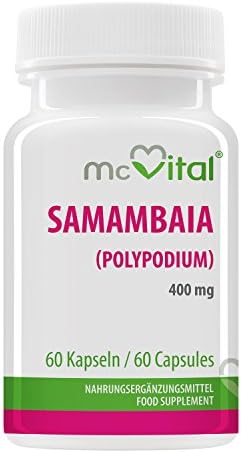 Samambaia Polypodium - 400 mg - Protects Against Skin Ageing caused by UV exposer - 60 Capsules
