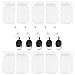 CG Keys Key Chains and Card Holders Bundle – Heavy Duty 5-Pack Extra-Strong Key Chains with Badge Reel – 10-Pack ID Card Holders –Practical and Sturdy Design – Perfect for Office, Work, Gift