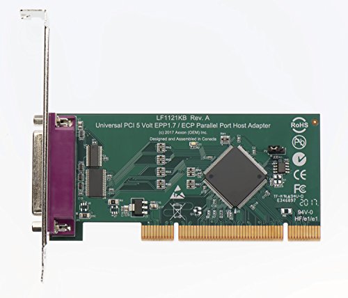 Axxon LF1121KB Universal PCI PlasmaCam Controller Card with IEEE 1284 10' Parallel Cable