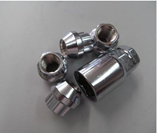 TNS STORE GOLF CART YAMAHA 12X1.25 METRIC LOCKING LUG NUTS WITH KEY # LOCK 2