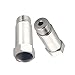 DEWHEL Defouler 2PCS Straight O2 Oxygen Sensor Fitting Bung M18 x 1.5 fits Header and Exhaust Pipes.