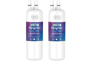 EVSLUS W10295370A Water Filter Replacement, Compatible with EDR1RXD1, EDR1RXD1B, W10295370, WHR1RXD1, KAD1RXD1, P4RFKB2, P8RFWB2L, 46-9930,46-9081 (2 Pack)
