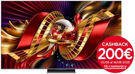 65C8L – Smart TV SQD‑Mini LED 4K HDR10+ da 65", 5.000nit