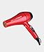 Kiss Products Red Ceramic 2500 Watt Turbo Dryer Plus 3 Styling Attachments, 2.7 Pound