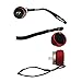 LGtrade Herb Crusher Grinder Electronic for Weed Metal Herb Grinder Tabacco Crusher Grinder, Red, Zinc Alloy