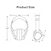 WIZO Active Noise Cancelling Bluetooth Headphones, HiFi Sound, Over-Ear, Wireless Headphones With Microphone-feature, and Lightweight Headset Design, Red&Black