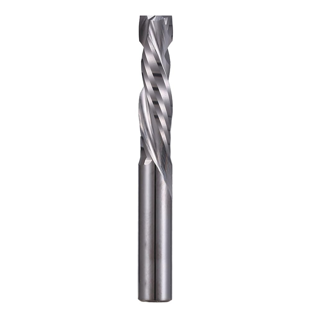 EU_HOZLY 6X25mm UP &DOWN Cut Two Flutes Spiral Carbide Tool Cutters for CNC Router Compression Wood End Mill Bits