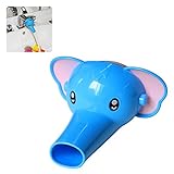 Cartoon Faucet Extender, BabeMallInc® Make Your Kids Love Hand Wishing (Blue Elephant)