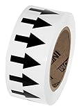 Incom Manufacturing: Arrow Tape, 2" x 108', White/Black