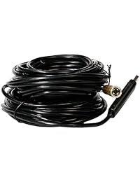 ZHOL Cámara de video a color, LED, tipo serpiente, para inspección de cañerías, resistente al agua, con cable USB de 45 pies.