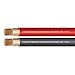 EWCS 4 Gauge Premium Extra Flexible Welding Cable 600 Volt 25 Feet Each Black+Red