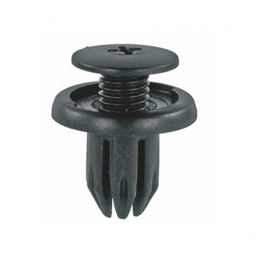 Xtremeauto® Black 10mm Hole Plastic Car Fixing spread Clips x 10 Includes Sticker Part Number XA08A